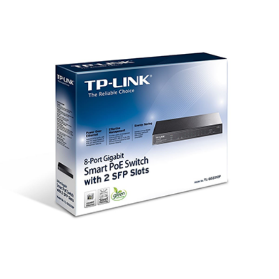 TP-LINK 8 PORT 2 SFP GIGABIT POE SWITCH resmi