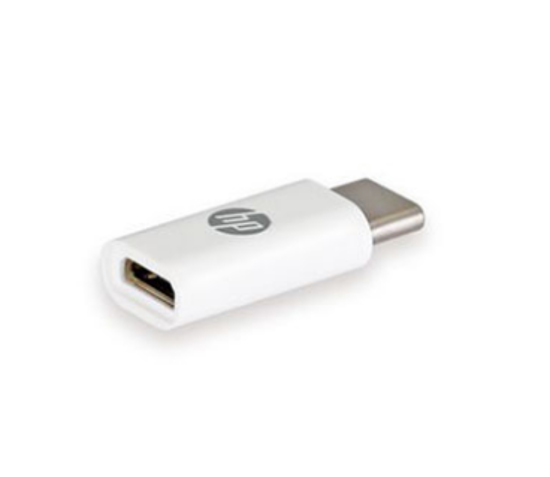 HP USB-C TO MICRO USB ADAPTÖR BEYAZ resmi