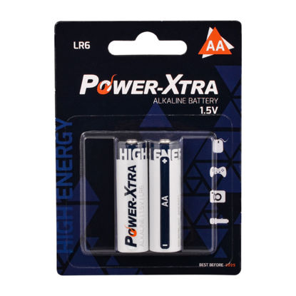 POWER XTRA LR06/AA SIZE ALKALINE PIL 2LI BLISTER resmi