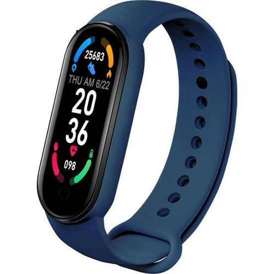 AKILLI SAAT MAVİ BILEKLIKLI SU GEÇİRMEZ resmi