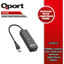 QPORT 3XUSB 3.0 ÇOKLAYICI+GİG. ETHERNET ADAP resmi