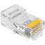 QPORT CAT6 EZ-RJ45 YENİ NESİL KONNEKTÖR 10 LU PK. resmi