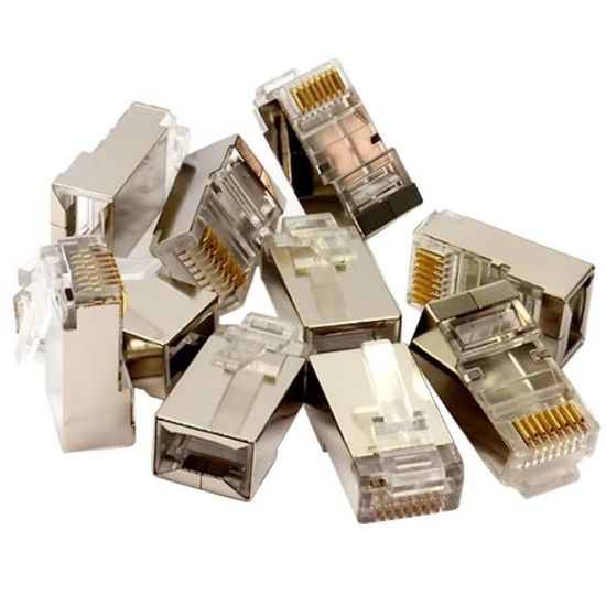 S-LINK RJ45 CAT6 METAL KONNEKTÖR 100 LU PAKET resmi