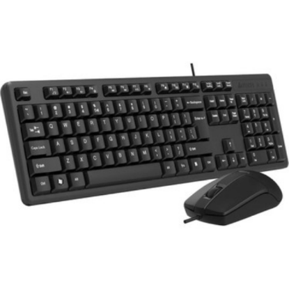 A4 TECH USB KLAVYE MOUSE SET M SIYAH resmi