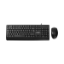 EVEREST USB Q KABLOLU  KLAVYE/MOUSE SET SIYAH resmi